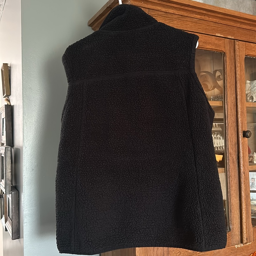 Black Sherpa XXL women’s vest North Face - Picture 5 of 6